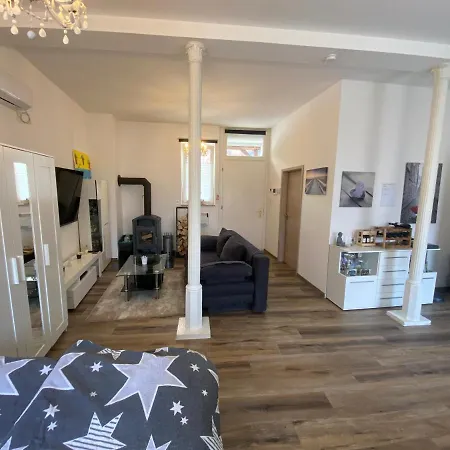 Lejlighed Schoene Kleine Einraumwohnung Mit Kueche Und Kamin In Holzthaleben Helbedundorf