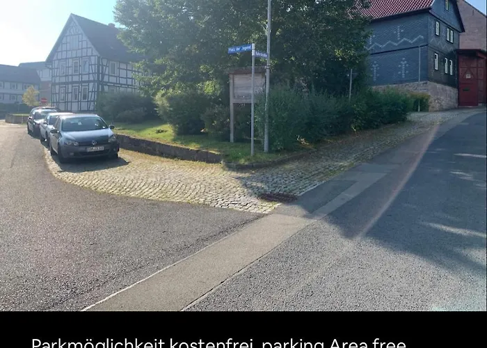 Lejlighed Schoene Kleine Einraumwohnung Mit Kueche Und Kamin In Holzthaleben